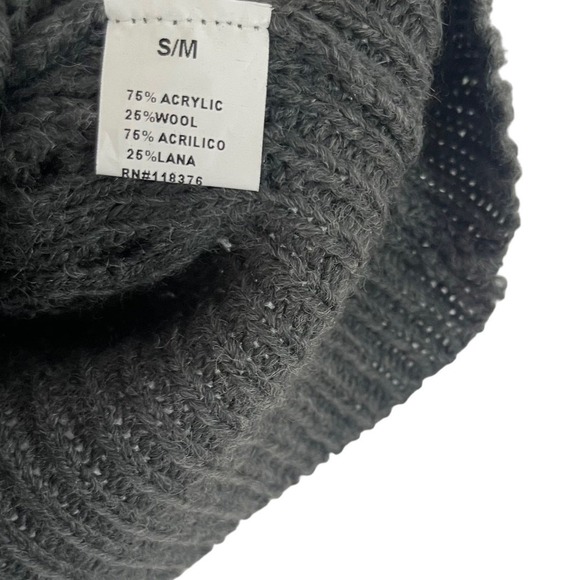 Hendi Sm Grey Wool Ruffle Knit Academia Sweater Cottage Coquette Feminine Fairy - Picture 5 of 8